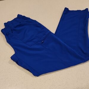 Scrubstar Vibrant Blue Women's Scrubs Utility Pockets Size Small
